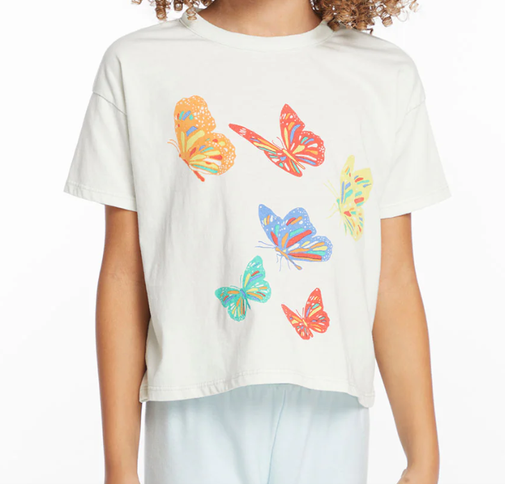 Aqua Butterfly Tee