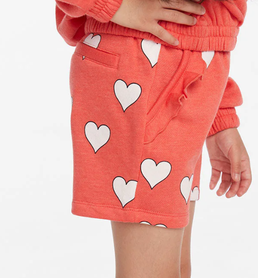 Red Heart Shorts