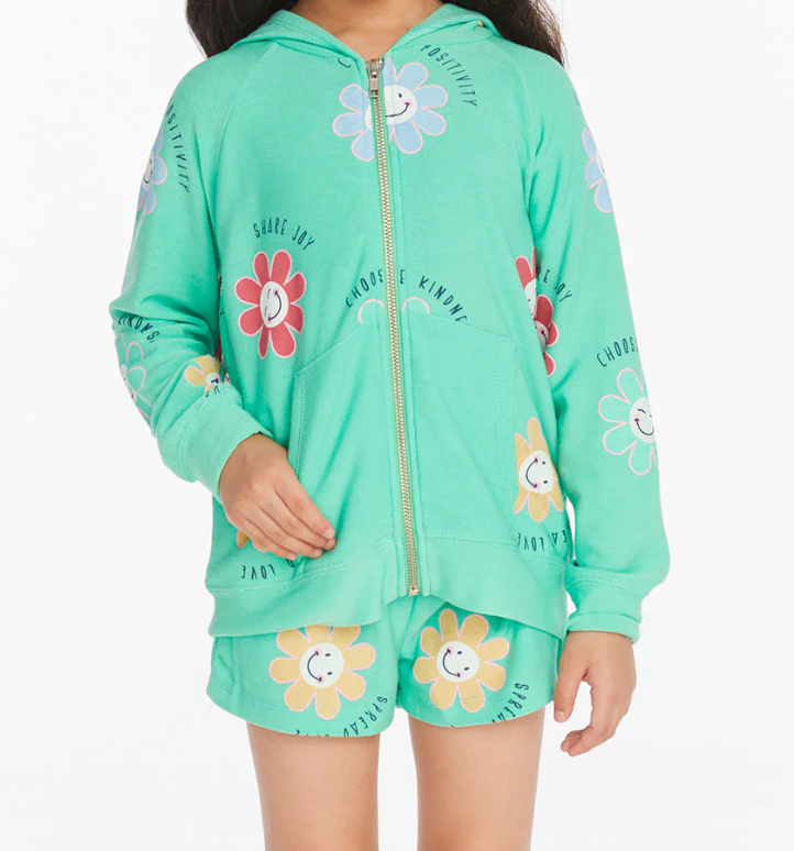 Smiley Flower Hoodie