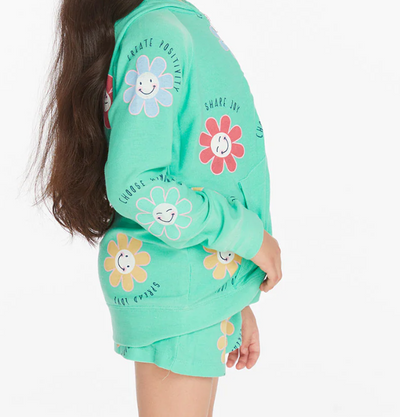 Smiley Flower Hoodie