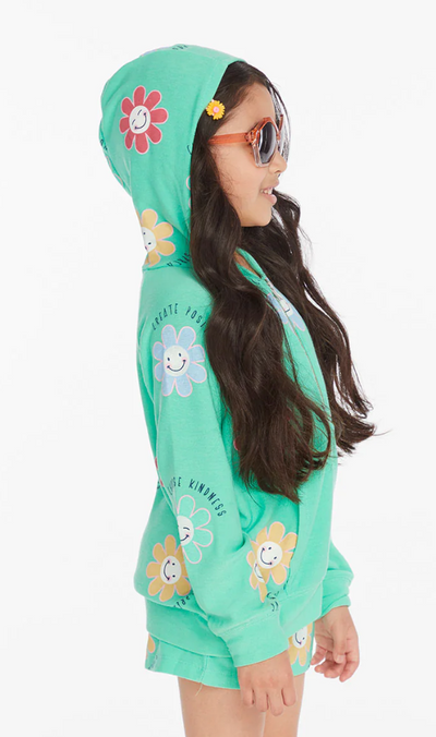 Smiley Flower Hoodie