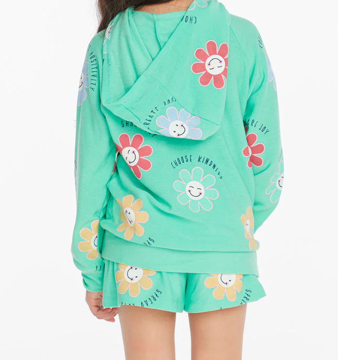 Smiley Flower Hoodie