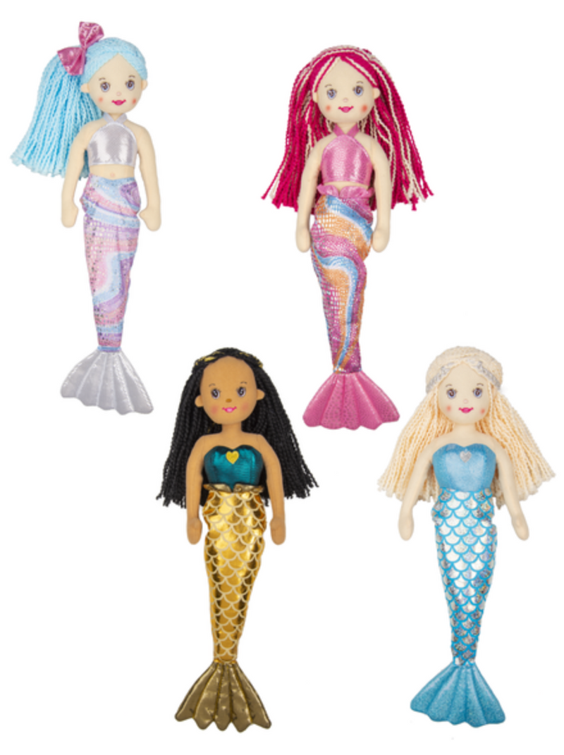 18"SHIMMER COVE MERMAID - assorted