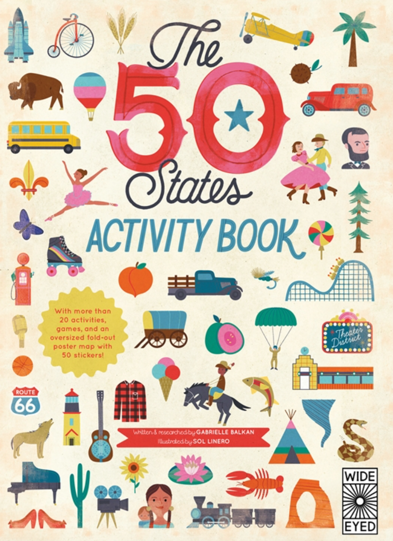 The 50 States: Activity Book