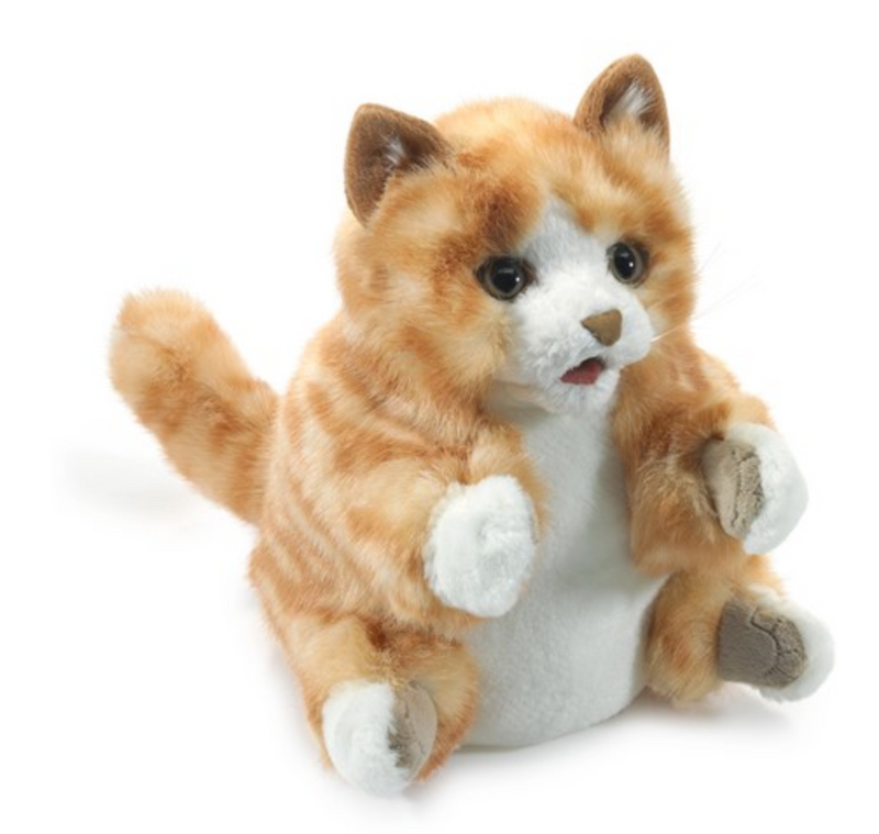 Orange Tabby Kitten Puppet