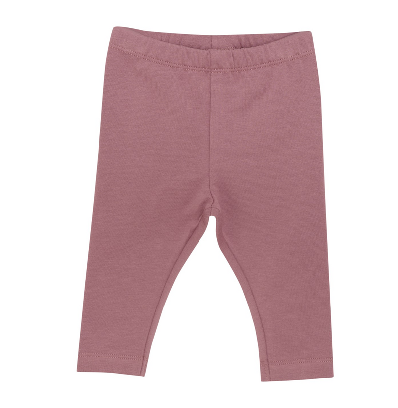 Organic Cotton Leggings - Dusty Rose