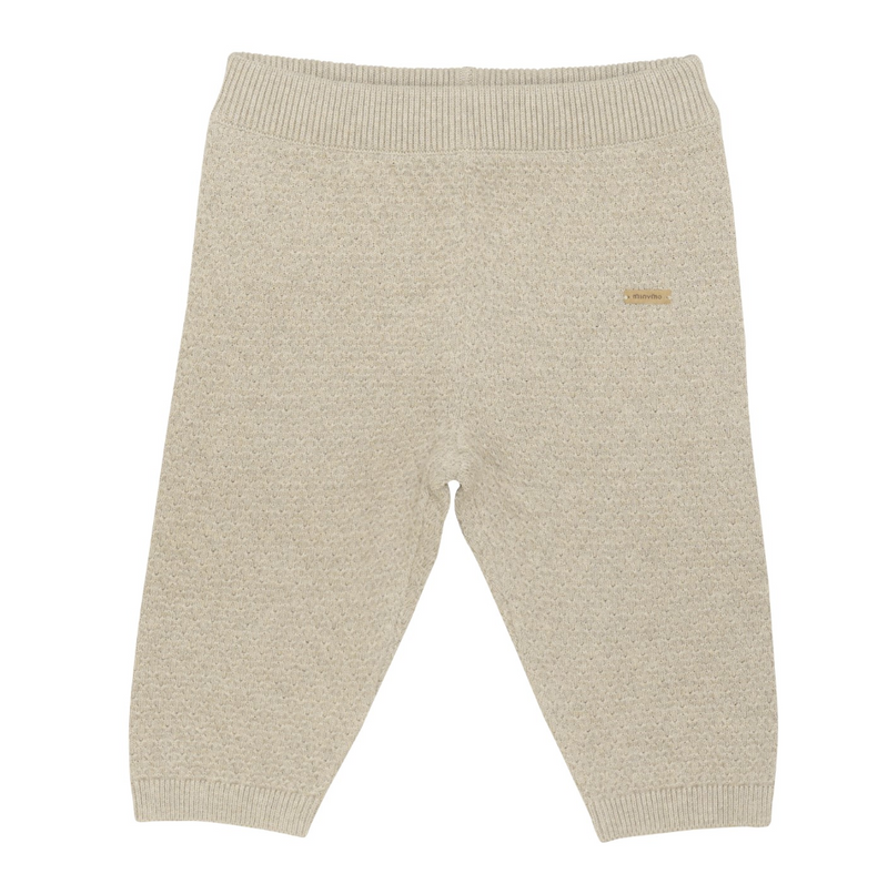 Organic Knit Pants - Gray