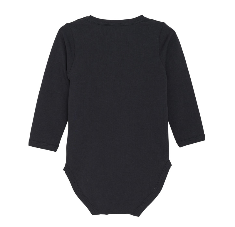 Organic L/S Graphic Bodysuit - Navy