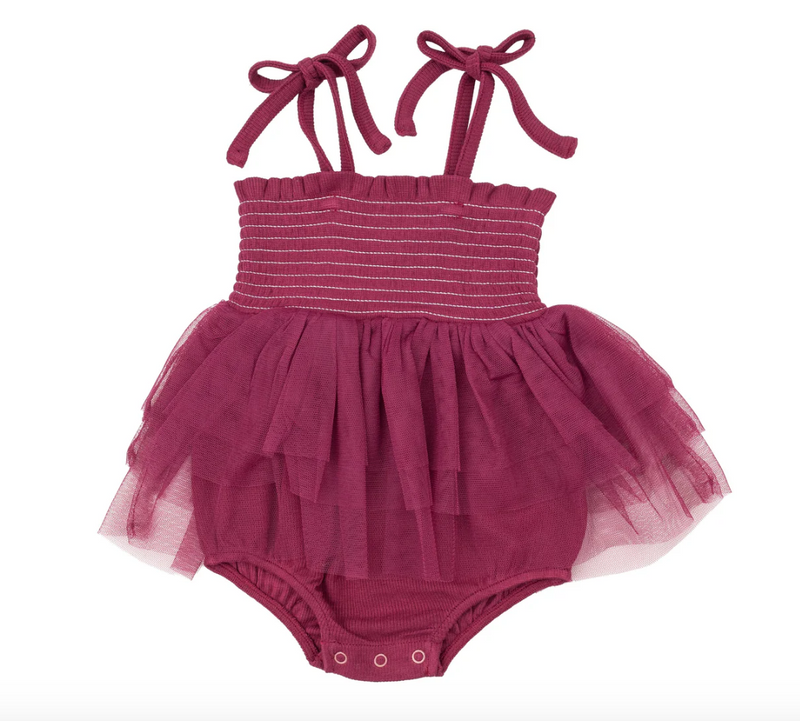 Ribbed Rose Bud Tutu Bubble