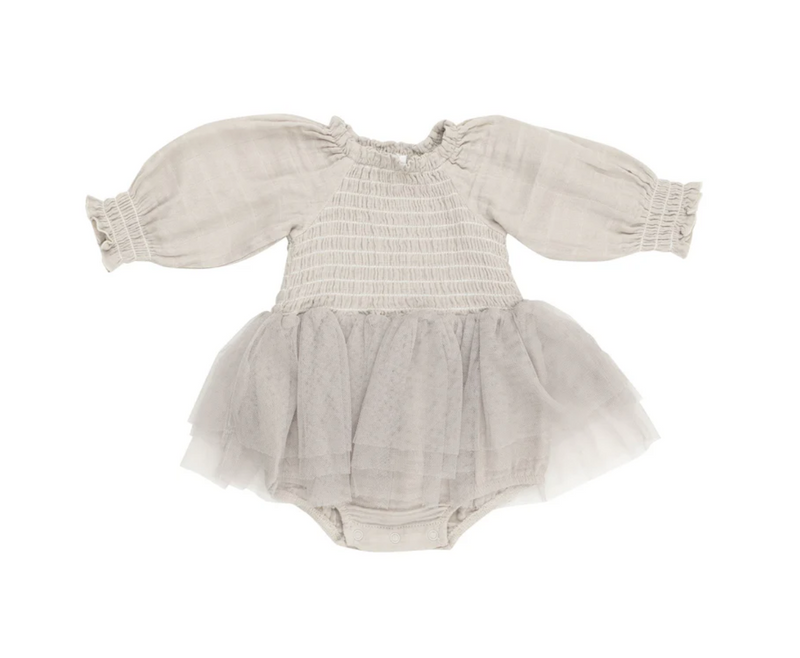 Oatmeal Longsleeve Tutu Bubble