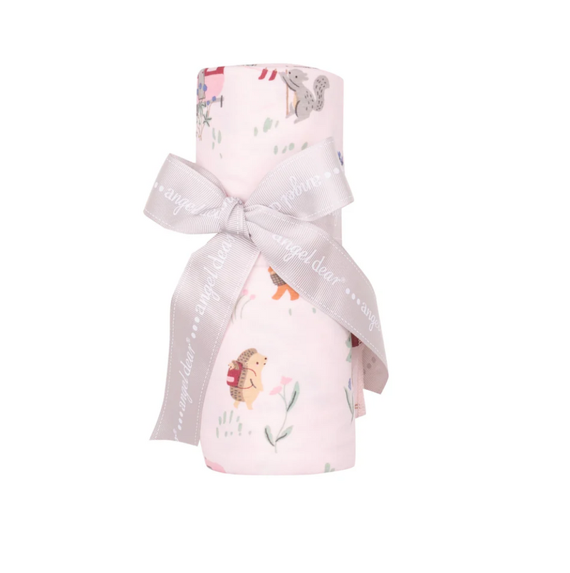 Cute Animal Campers Swaddle