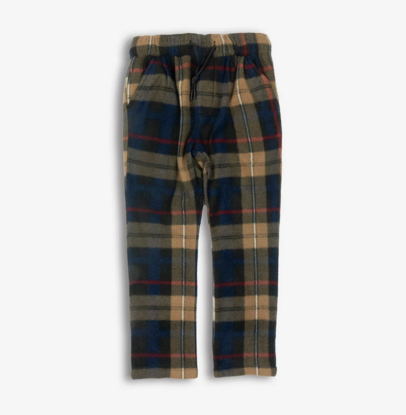 Club Pant - Navy/Khaki Plaid