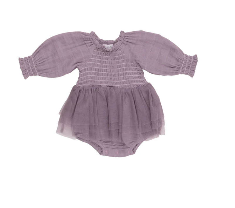 Dusty Lavender - Smocked Tutu Bubble