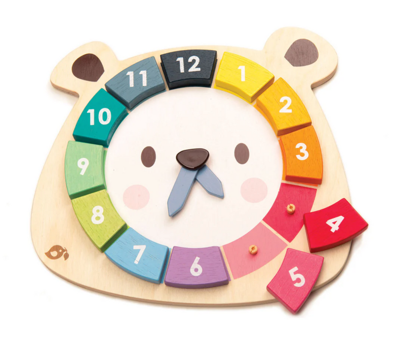 Bear Colours Clock