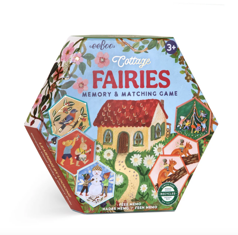 Cottage Fairies Hexagon Matching Game