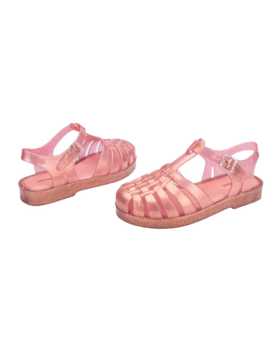 Mini Possession Jelly Sandals - Pearly Pink