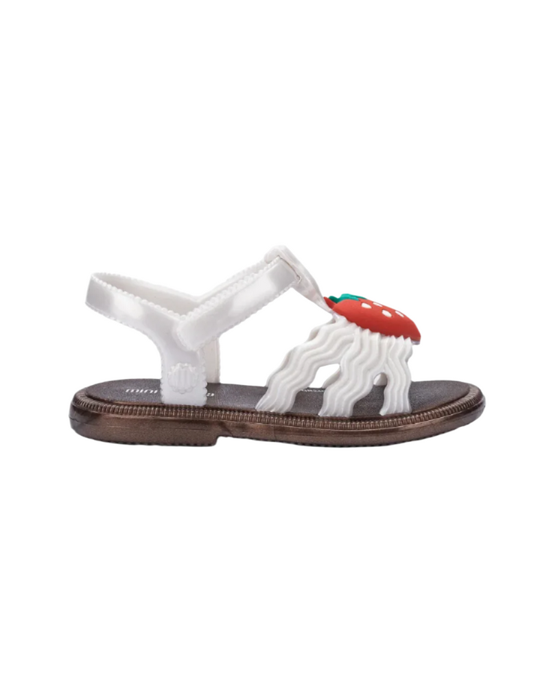 Mini Melissa Hip Sandal -  Pearly White