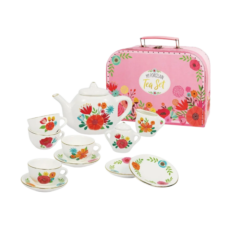 My Porcelain Tea Set with Carry Case