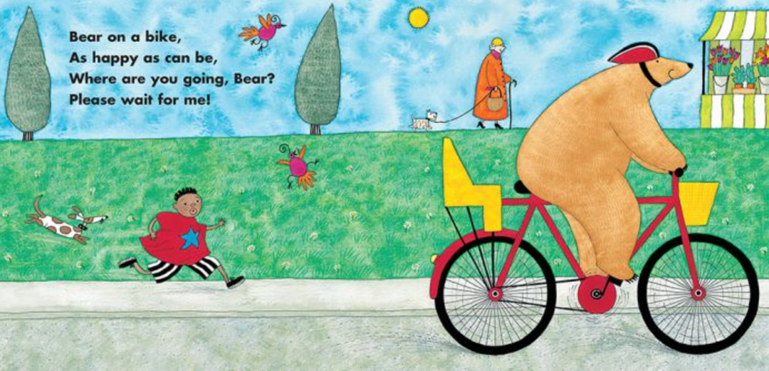 Bear on a Bike - Board Book