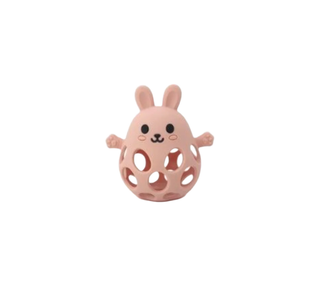 3D Silicone Teether - Funny Bunny