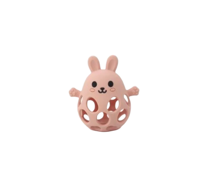 3D Silicone Teether - Funny Bunny