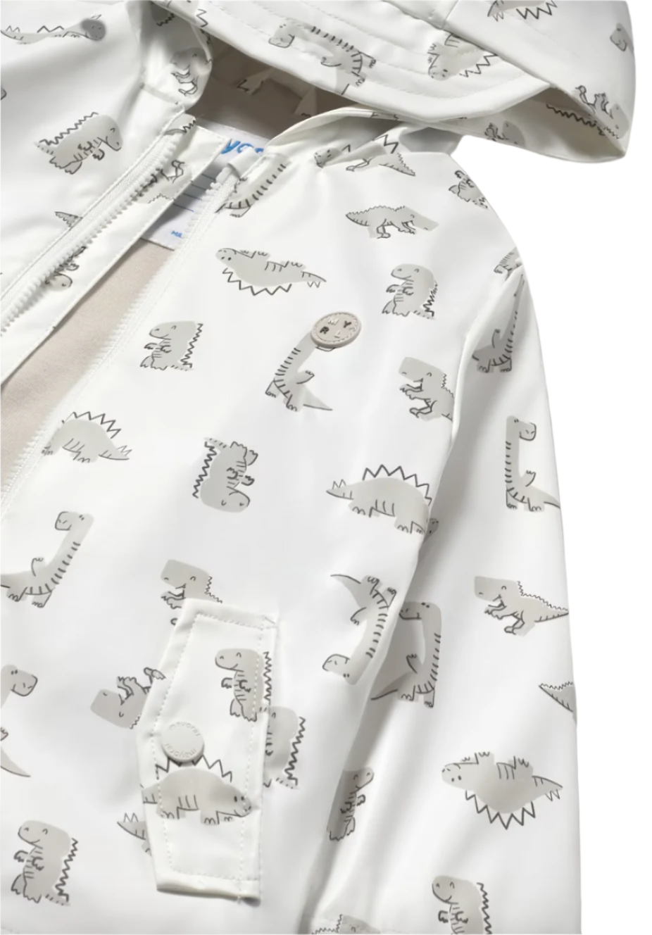 Water-Repellent Dino Raincoat