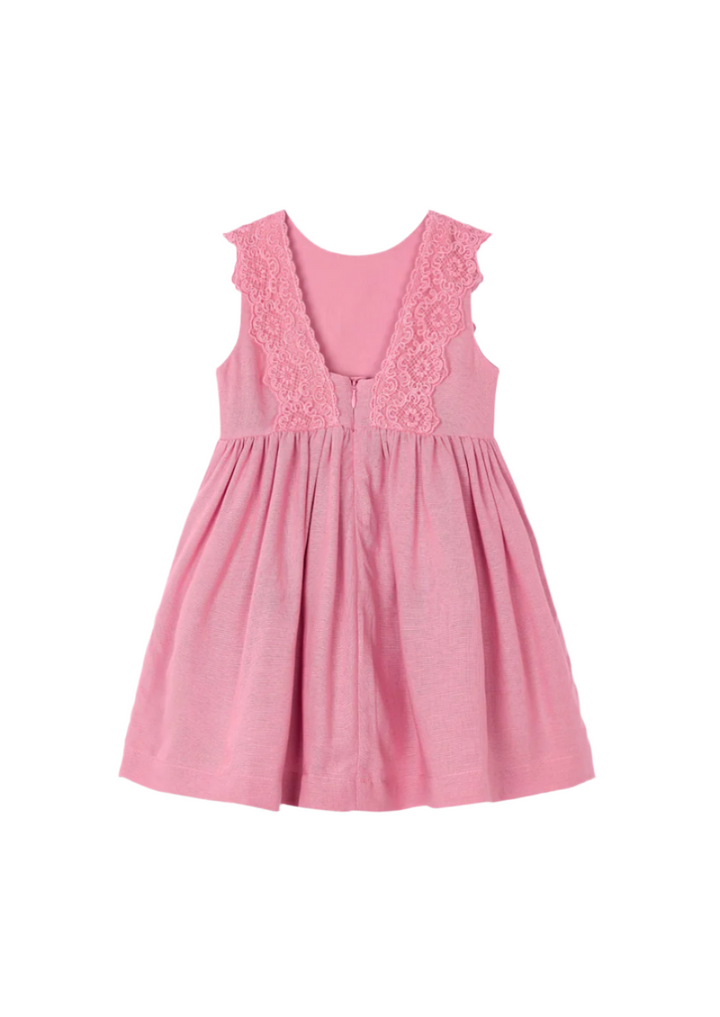 Linen and Lace Dress