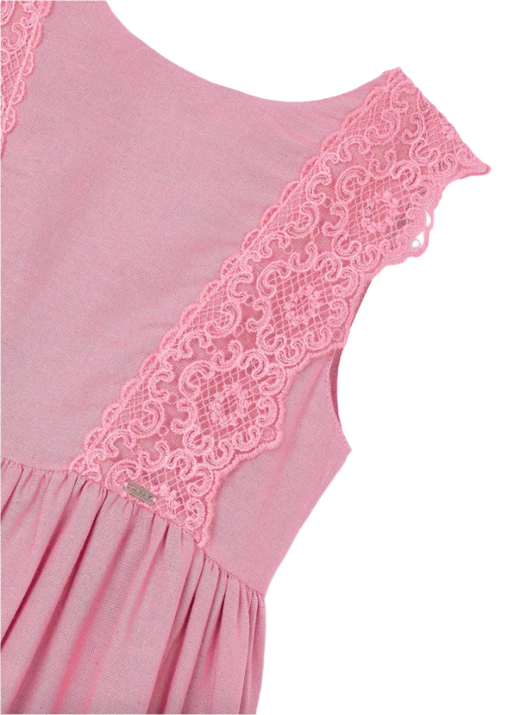 Linen and Lace Dress
