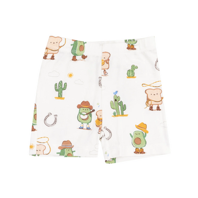 Loungewear Short Set - Avocado Toast Western