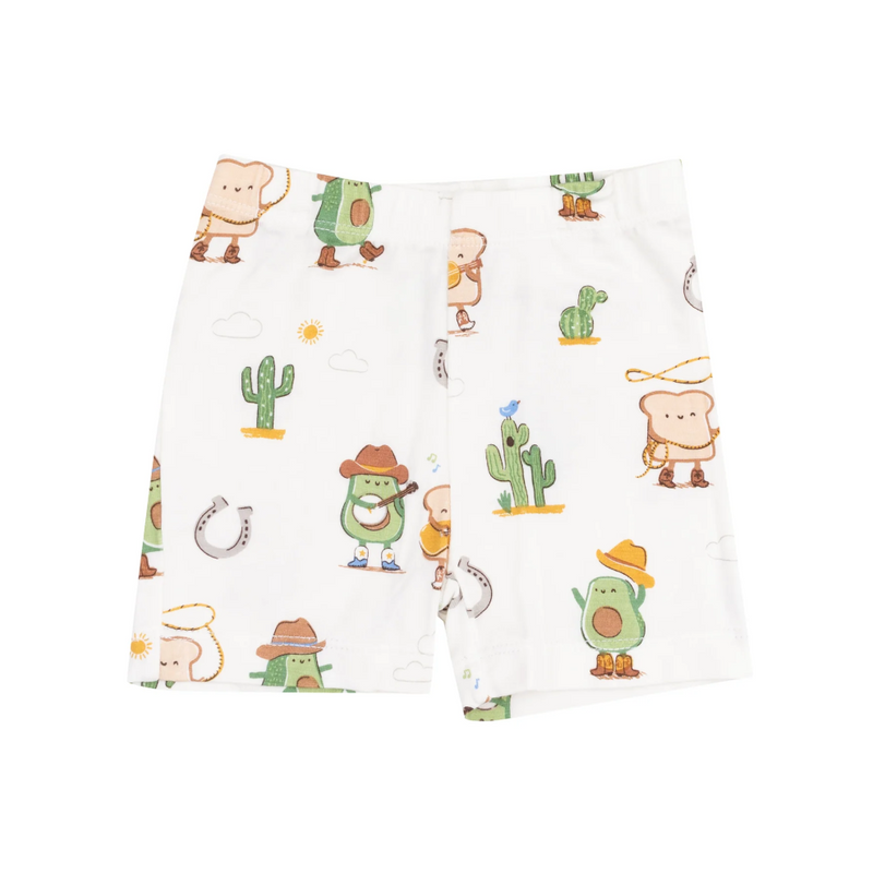 Loungewear Short Set - Avocado Toast Western