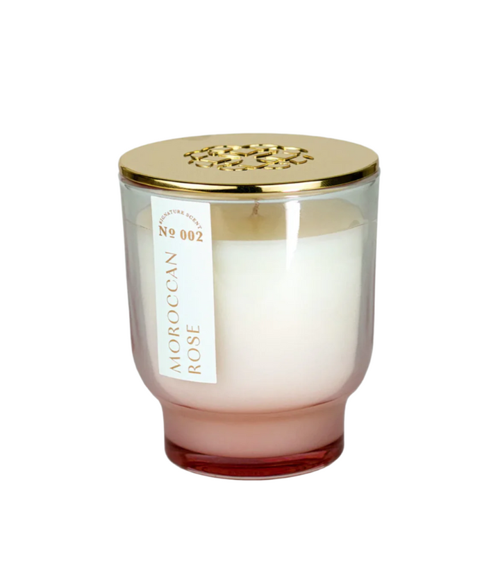 No.002 - Moroccan Rose (7oz) Maeve Glass Candle