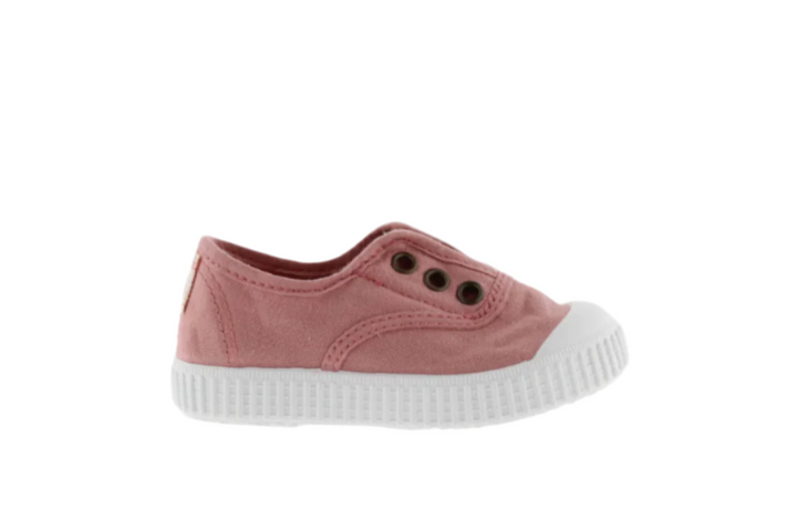 Elastic Canvas Sneaker - Nude