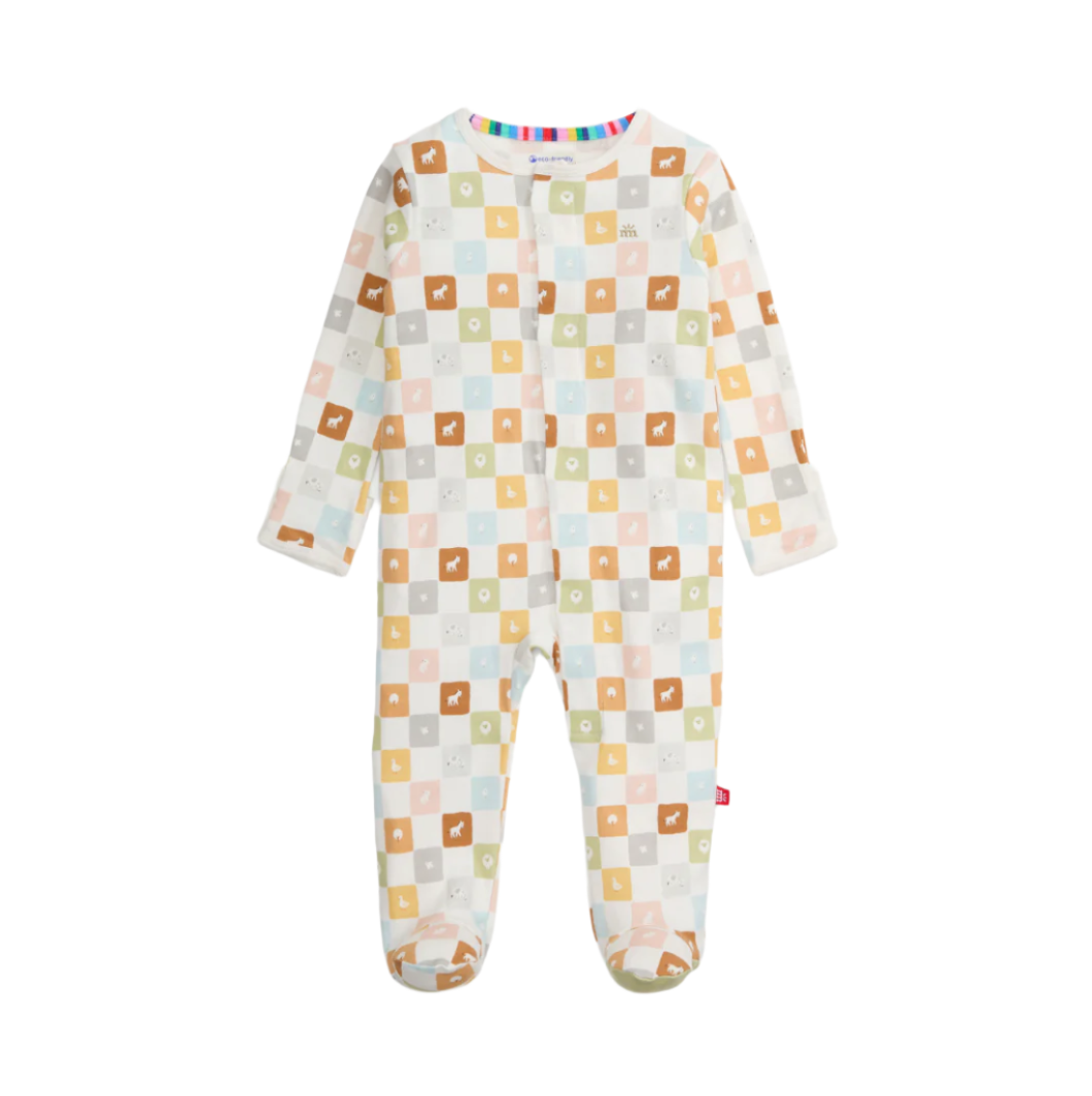 Checkmate Organic Cotton Footie