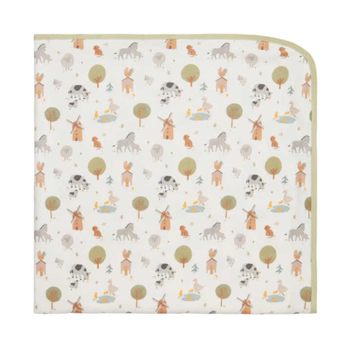 Funny Farm Organic Cotton Blanket