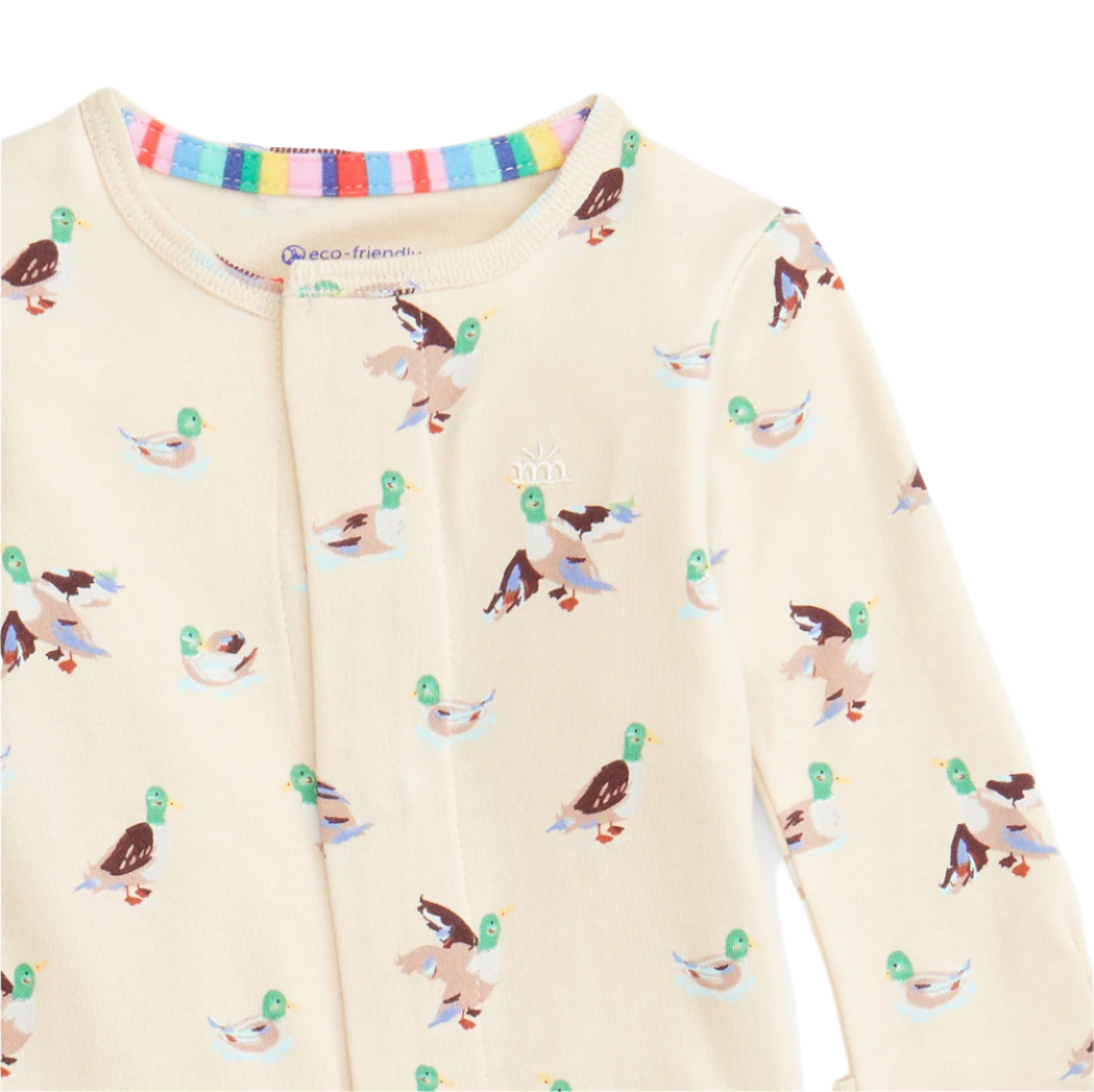 Quack Me Up Organic Cotton Footie