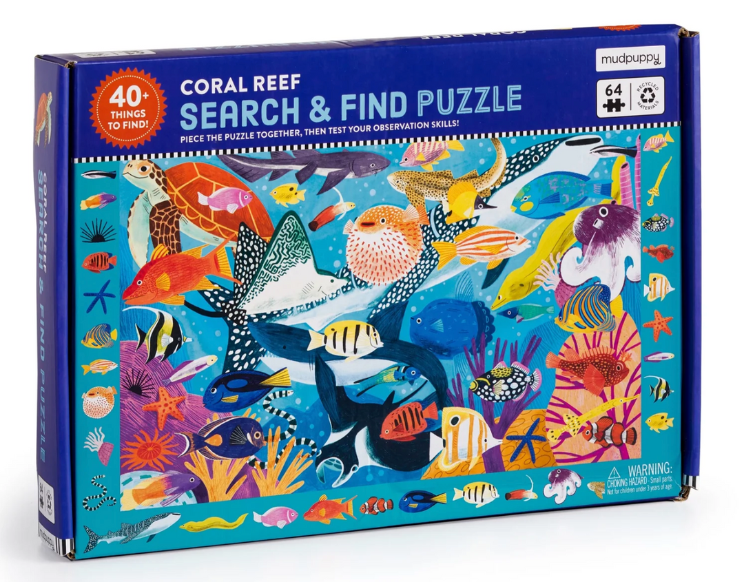 Coral Reef 64 Piece Search and Find Puzzle