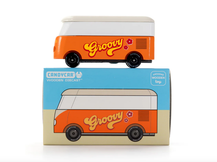 VW T1 Groovy Orange