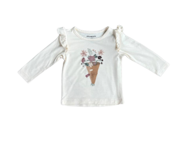 Long Sleeve Ruffle Top