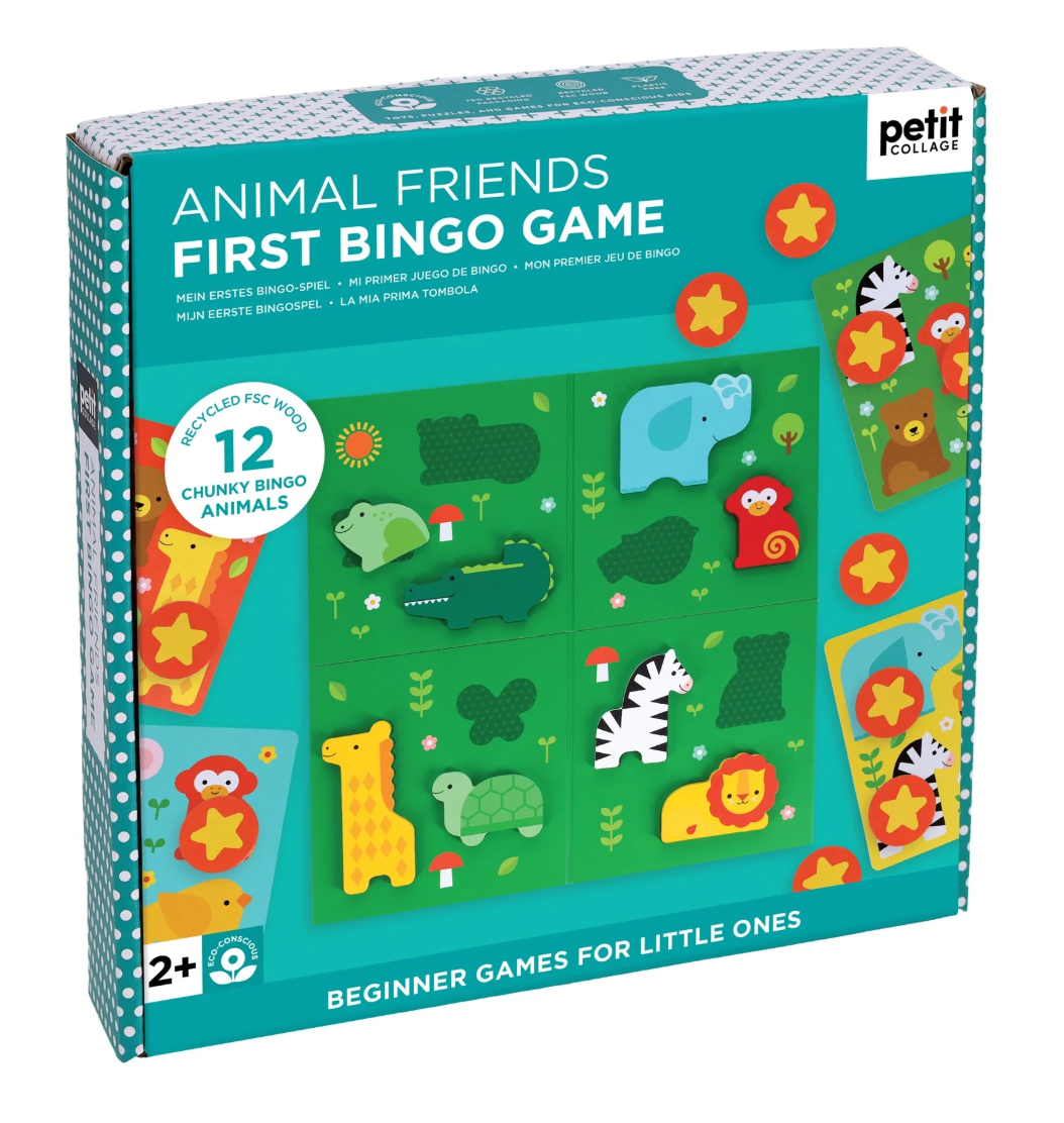 First Bingo Game: Animal Friends