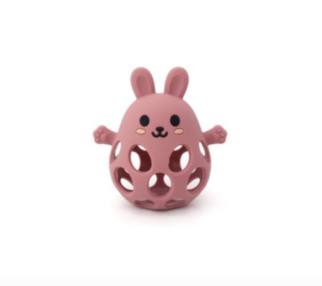 3D Silicone Teether - Funny Bunny