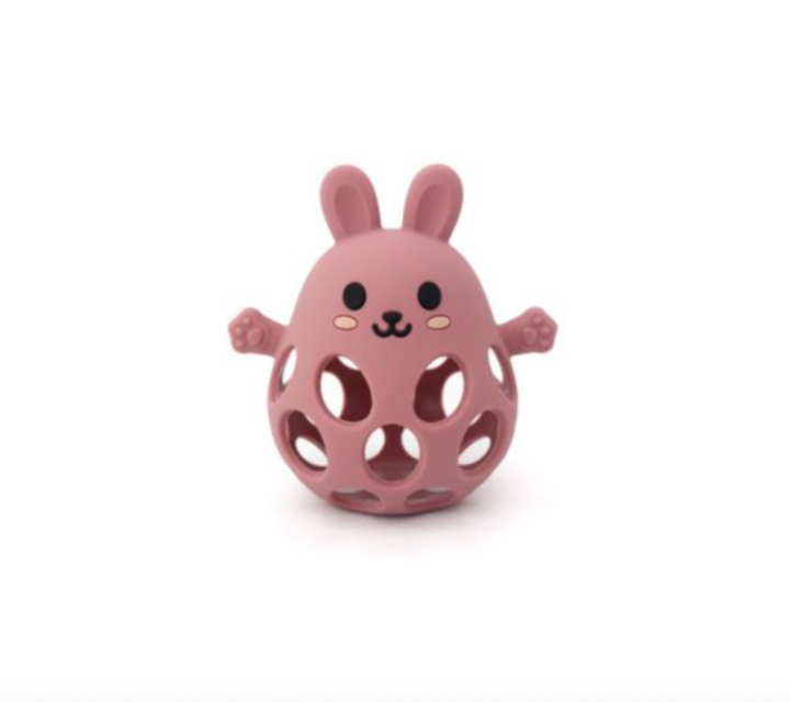 3D Silicone Teether - Funny Bunny
