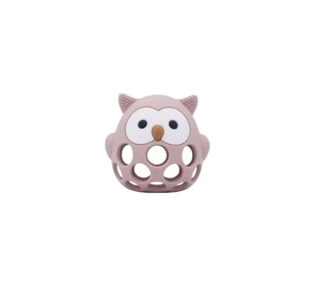 3D Teether Silicone - Owl