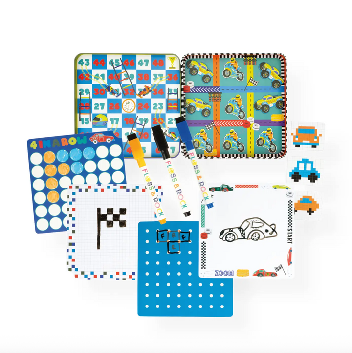 Magnetic Fun & Games Tin - Cars