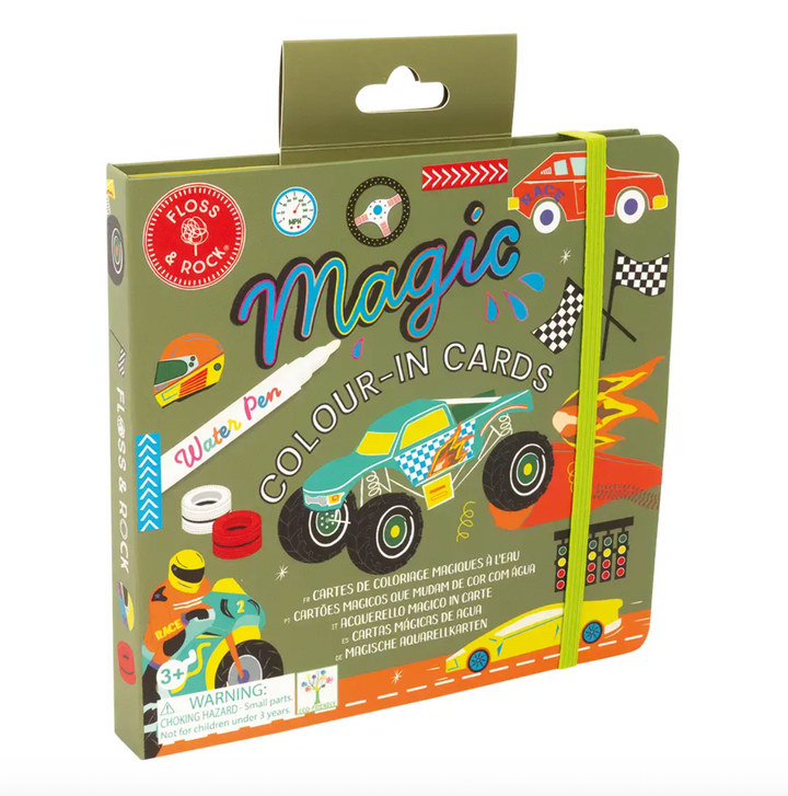 Magic Color Changing Water Cards - Cars