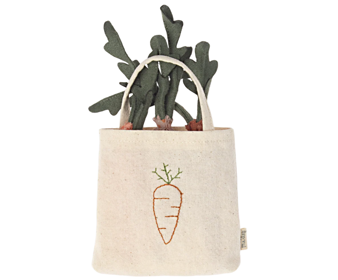 Carrots in Shopping Bag