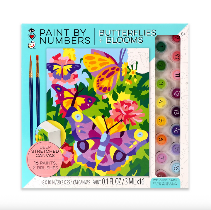 Paint By Number - Butterflies + Blooms