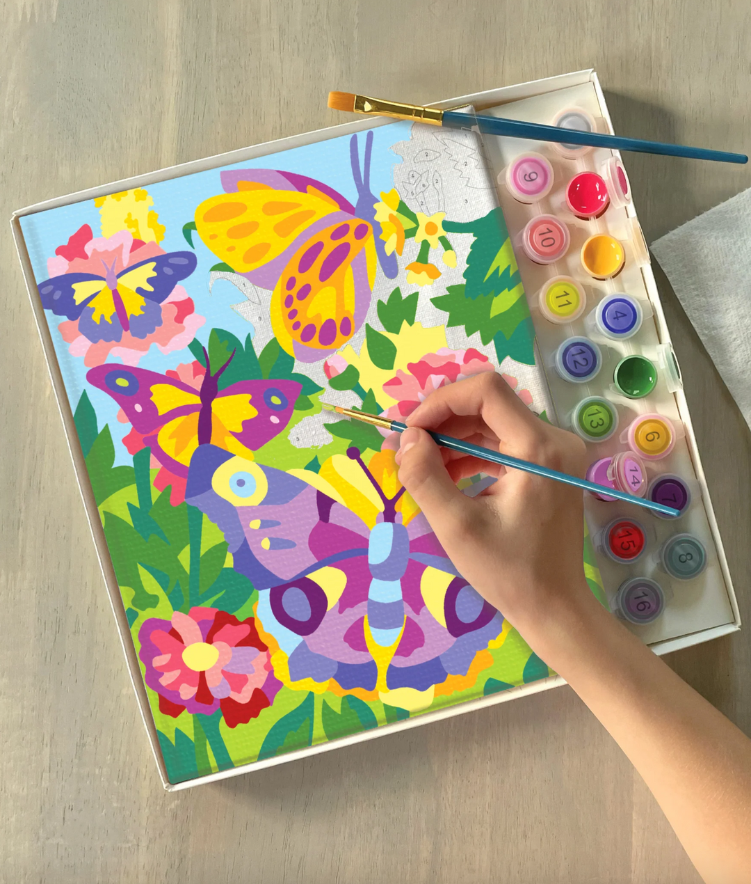 Paint By Number - Butterflies + Blooms