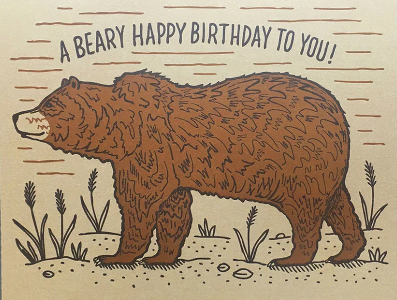 Birthday Bear Card