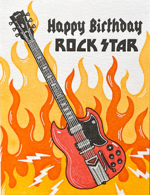 Birthday Rockstar Card