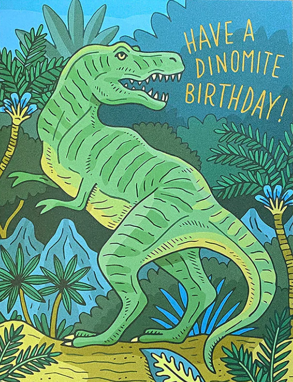 Dino Birthday Card